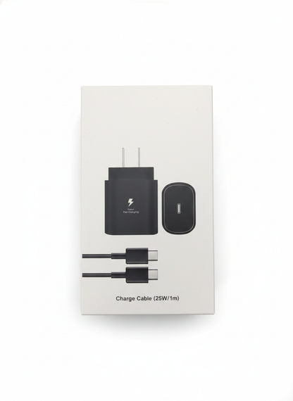 Cargador Rápido 25W + Cable de Carga